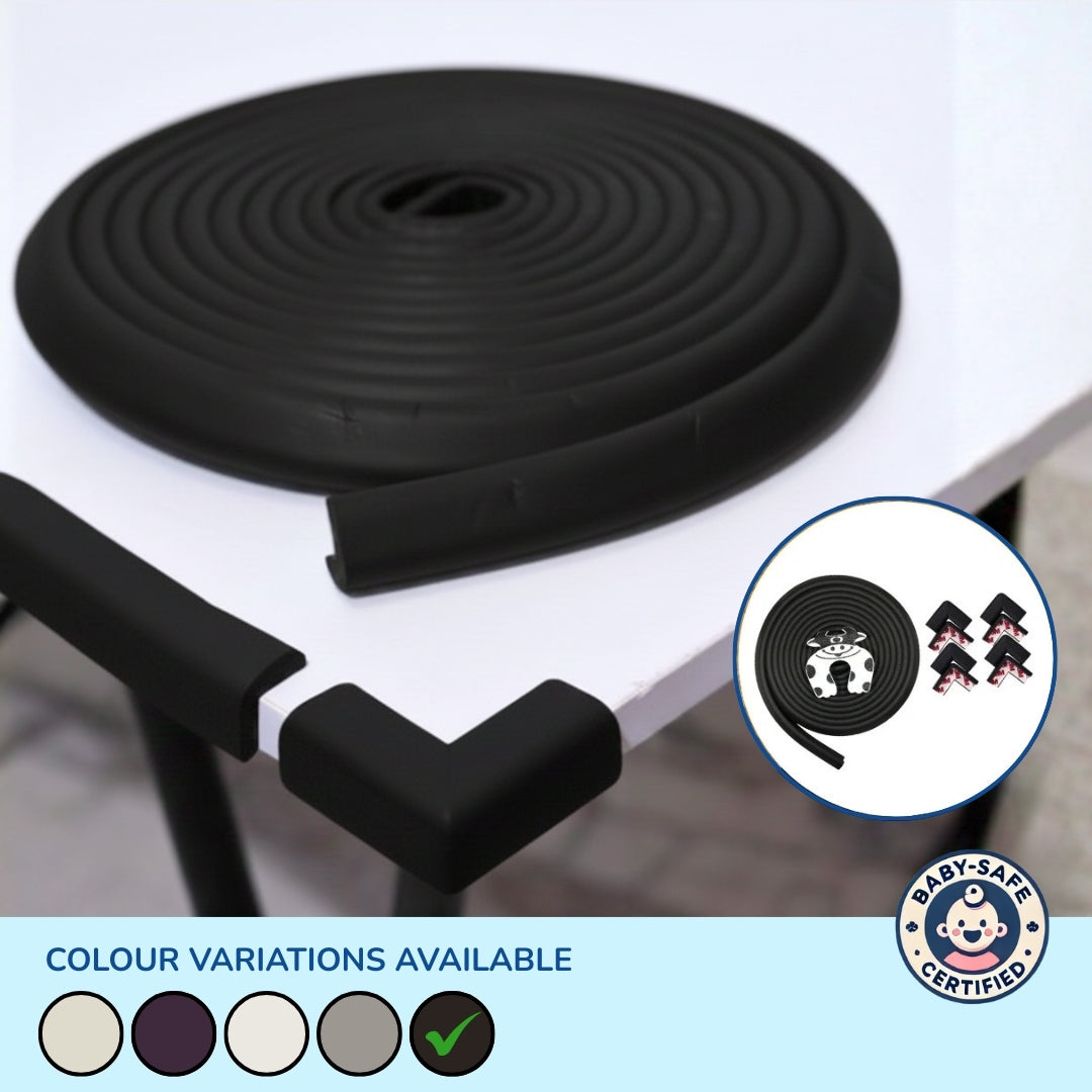 Baby Safety Edge Guard & Corner Protector Combo (5 metre Edge + 8 Corners + 1 Door Guard)